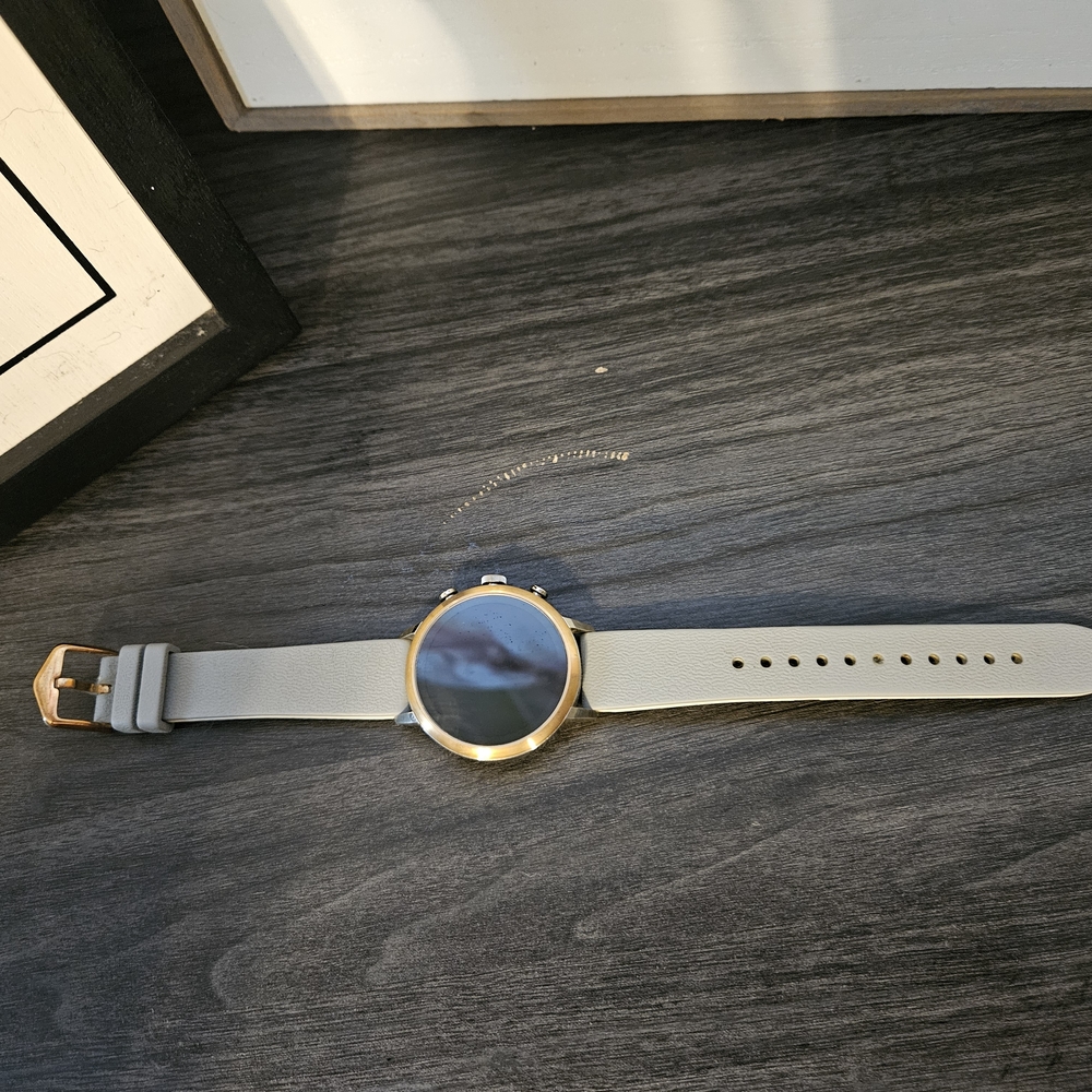 Gold and Gray Smartwatch